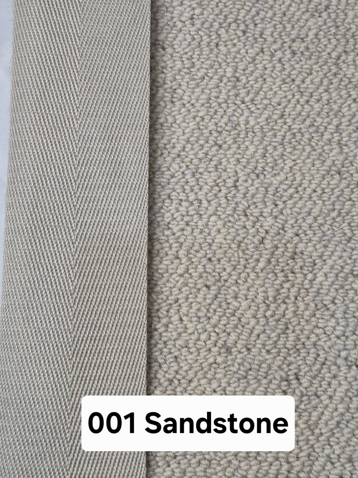 001 Sandstone Tape - CJ Carpet Binding Stock Collection