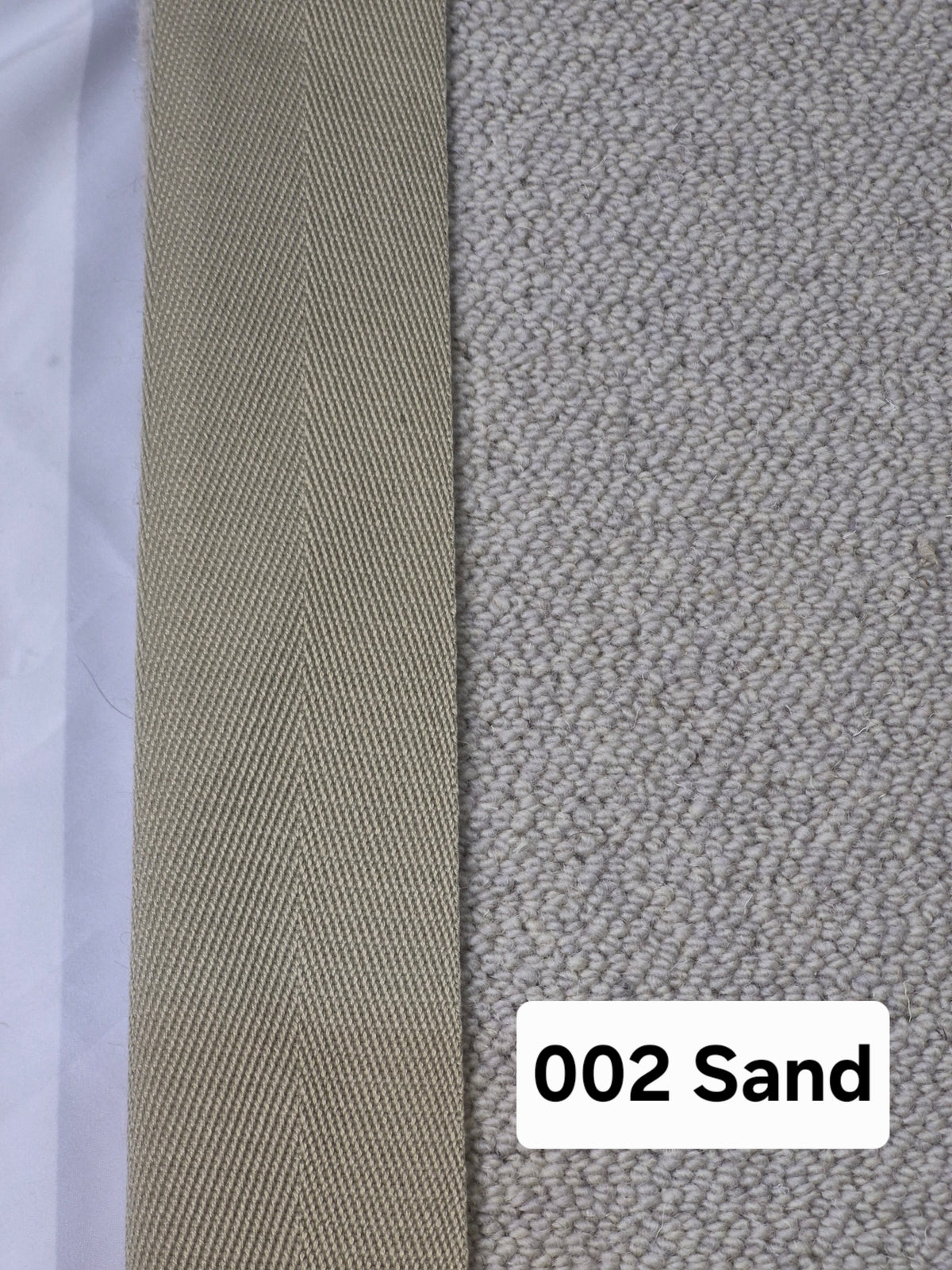 002 Sand Tape - CJ Carpet Binding Stock Collection