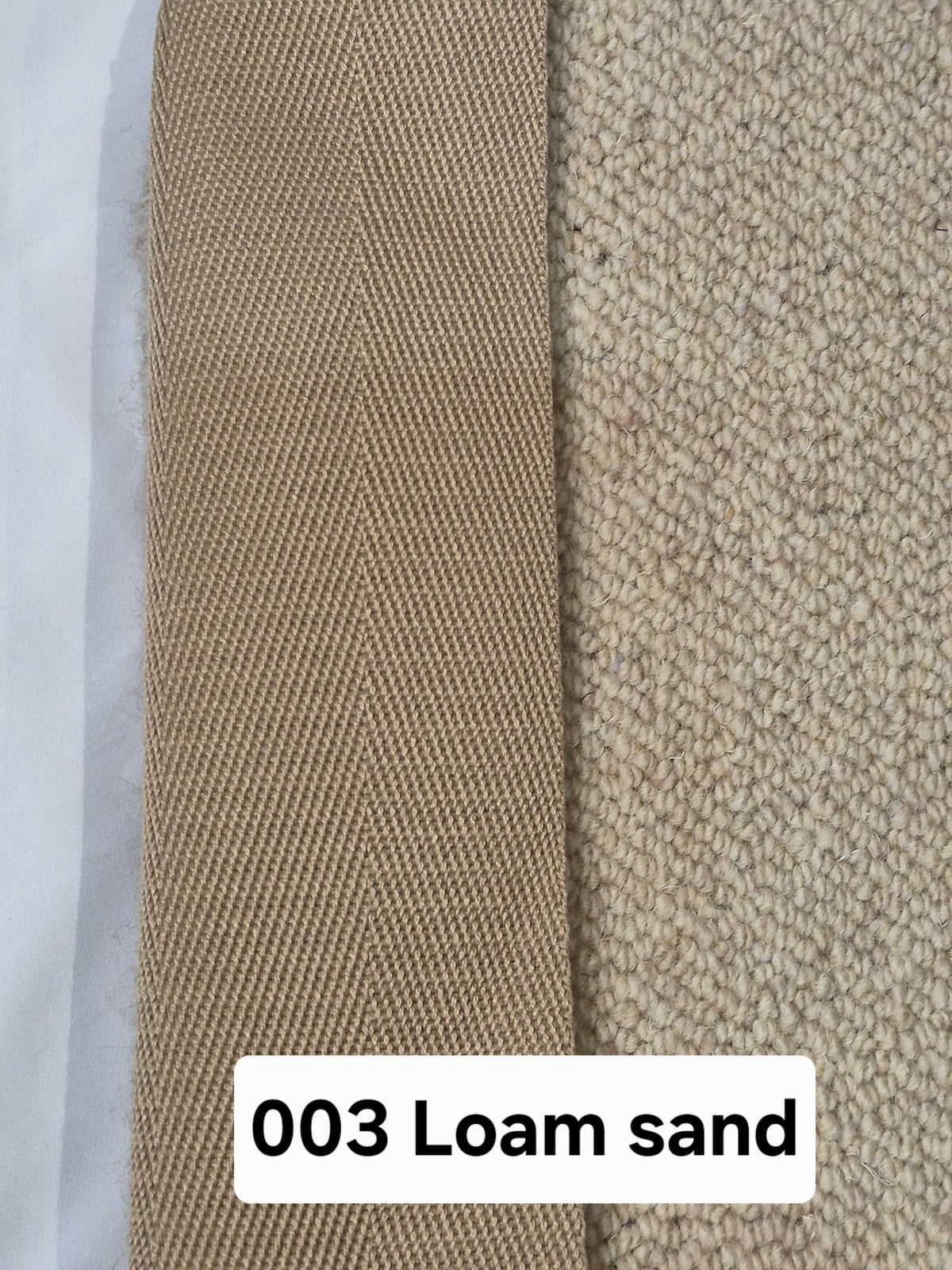 003 Loam Sand Tape - CJ Carpet Binding Stock Collection