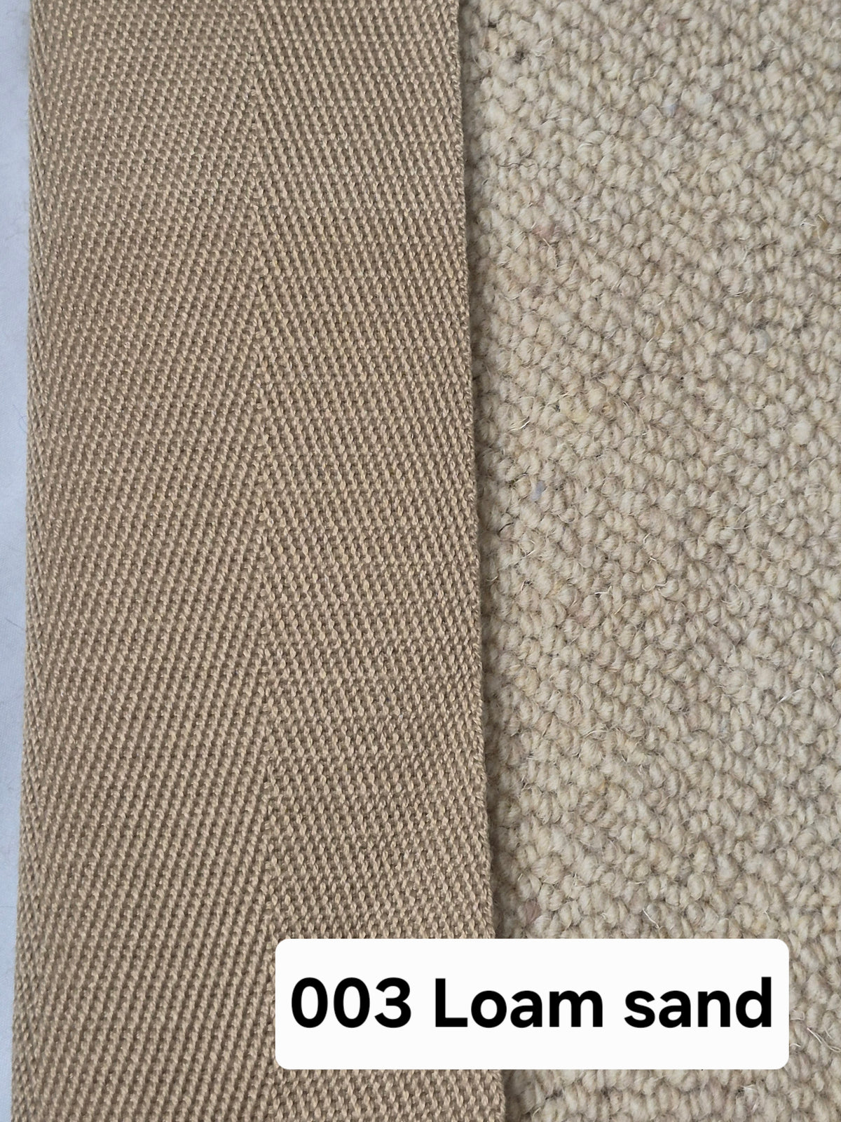003 Loam Sand Tape - CJ Carpet Binding Stock Collection