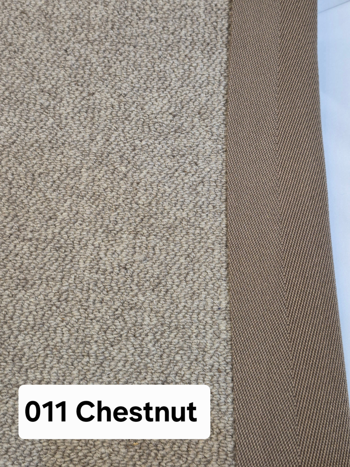 011 Chestnut Tape - CJ Carpet Binding Stock Collection