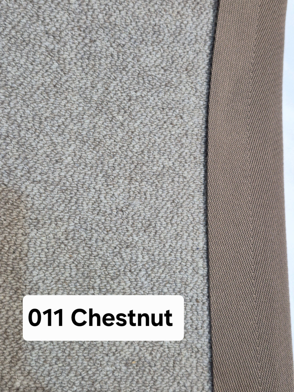 011 Chestnut Tape - CJ Carpet Binding Stock Collection
