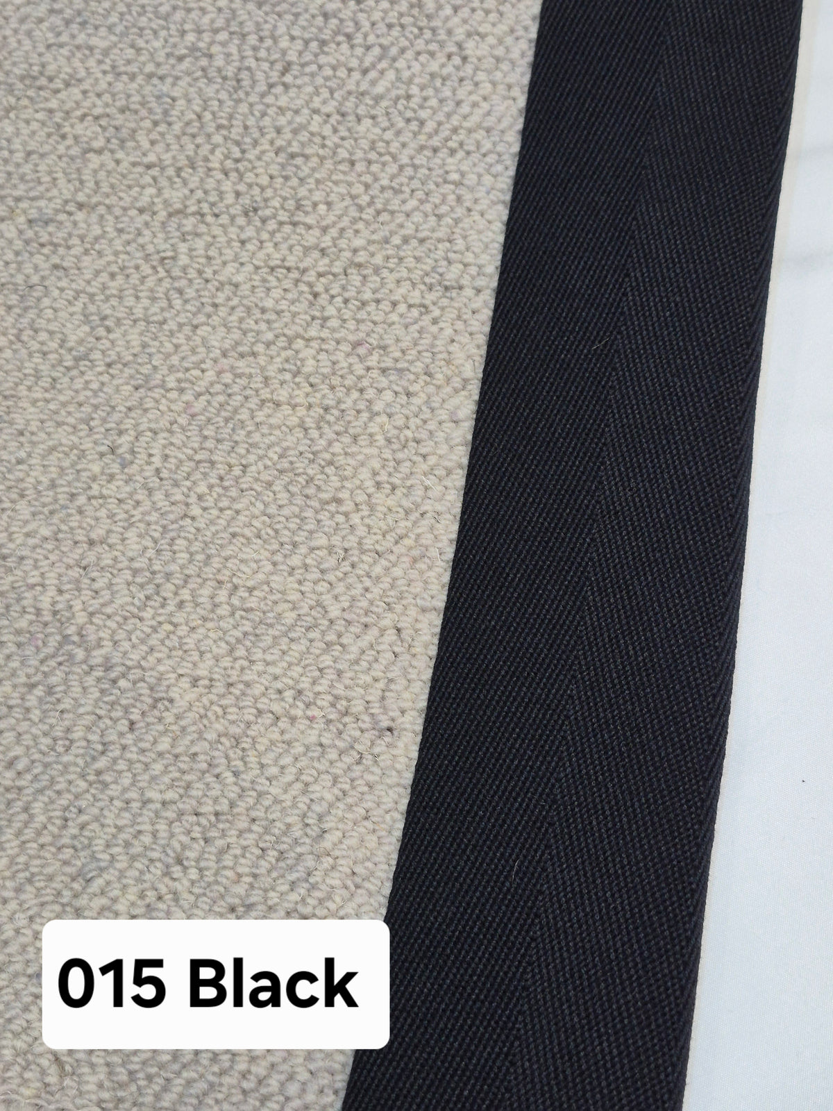 015 Black Tape - CJ Carpet Binding Stock Collection