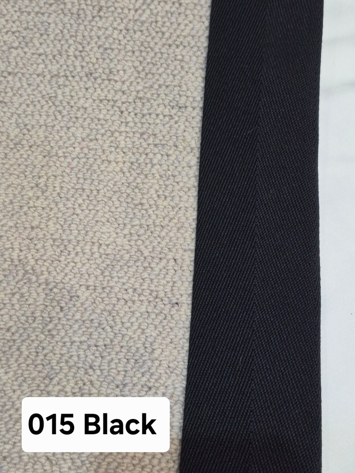 015 Black Tape - CJ Carpet Binding Stock Collection