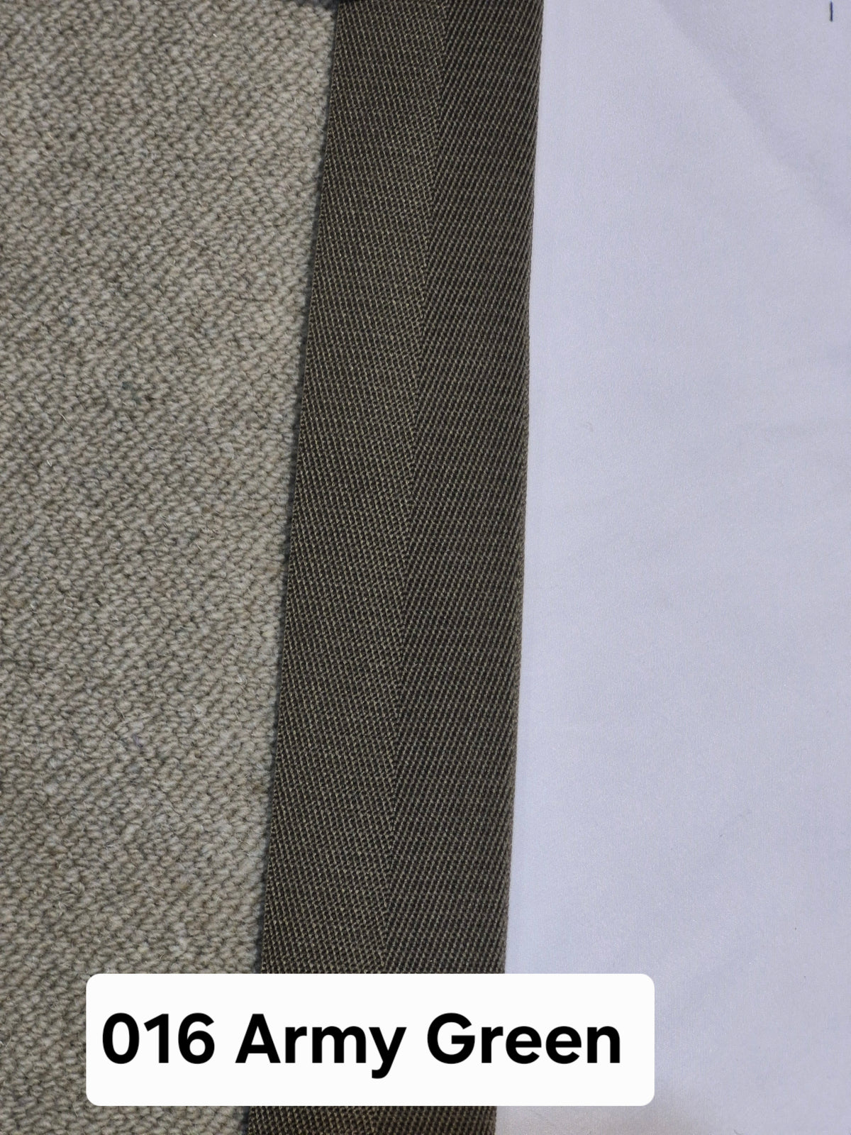 016 Army Green Tape - CJ Carpet Binding Stock Collection