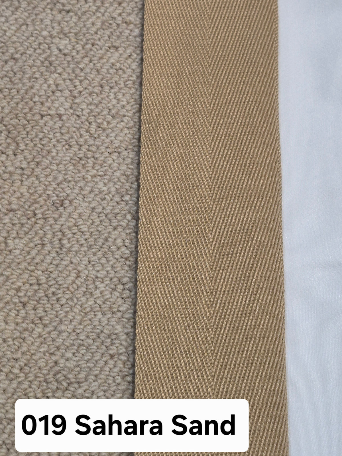 019 Sahara Sand Tape - CJ Carpet Binding Stock Collection
