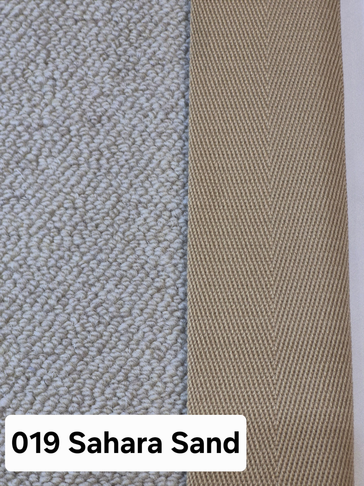 019 Sahara Sand Tape - CJ Carpet Binding Stock Collection