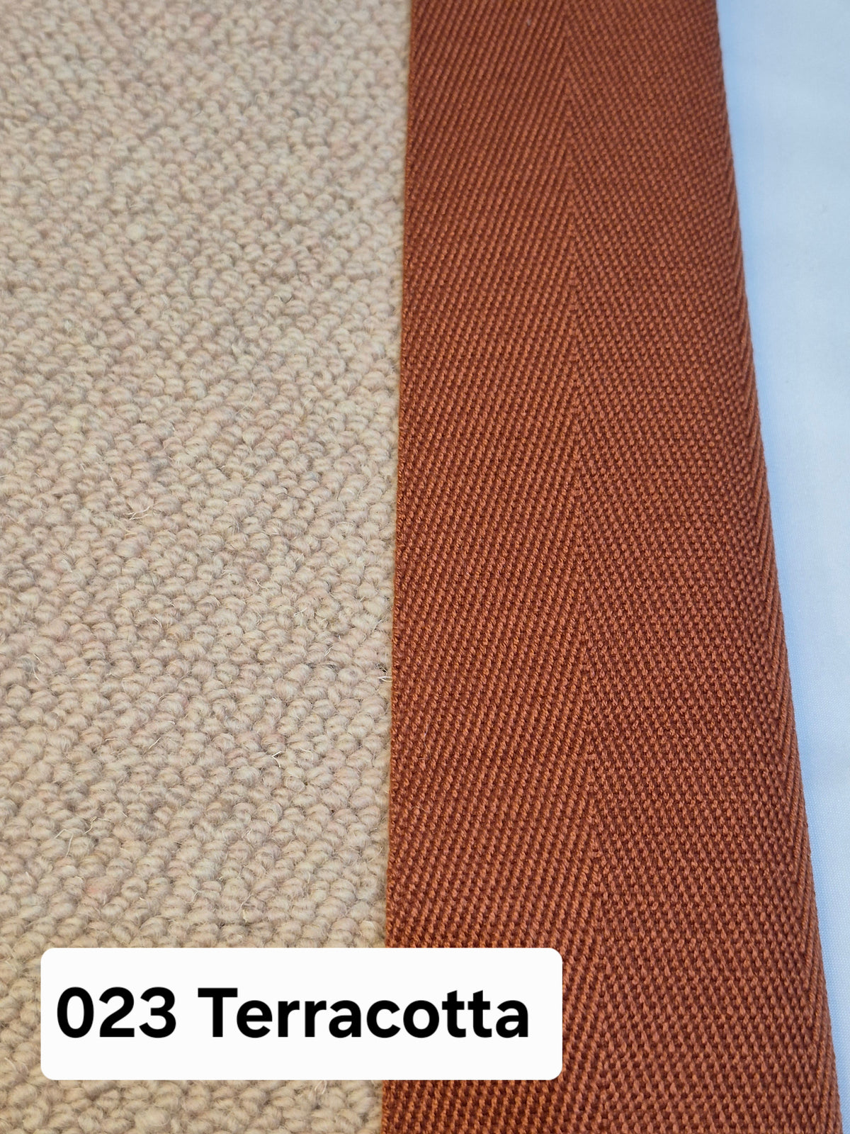 023 Terracotta Tape - CJ Carpet Binding Stock Collection