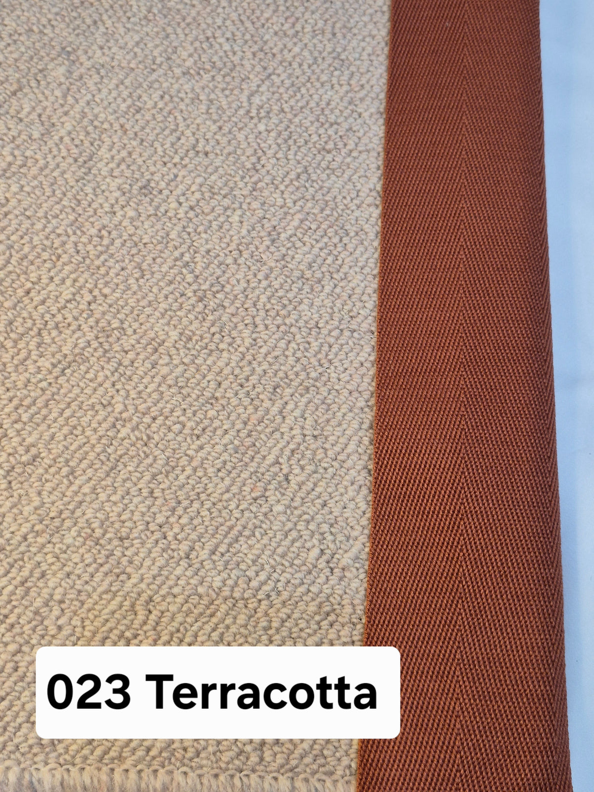 023 Terracotta Tape - CJ Carpet Binding Stock Collection