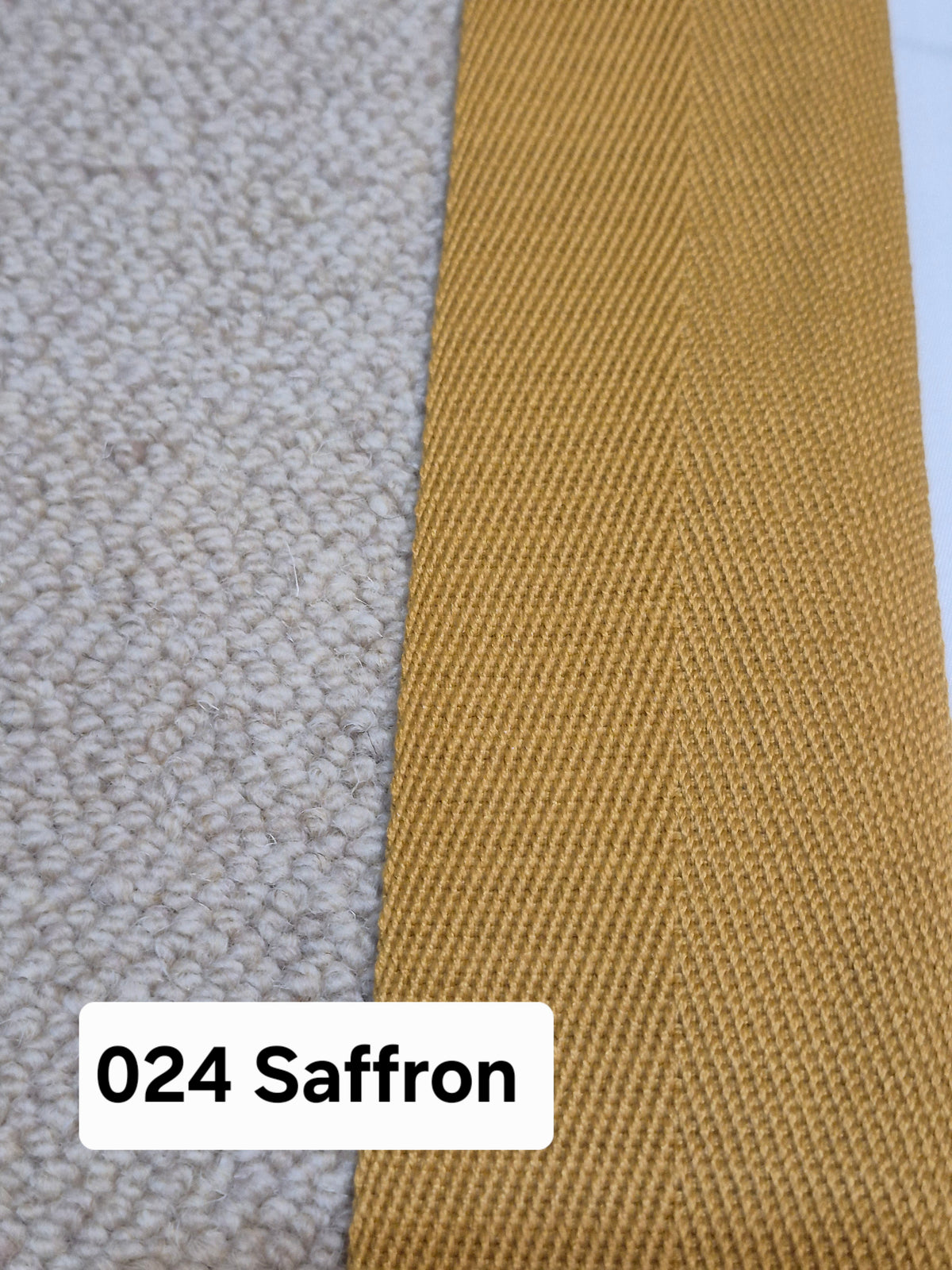 024 Saffron Tape - CJ Carpet Binding Stock Collection