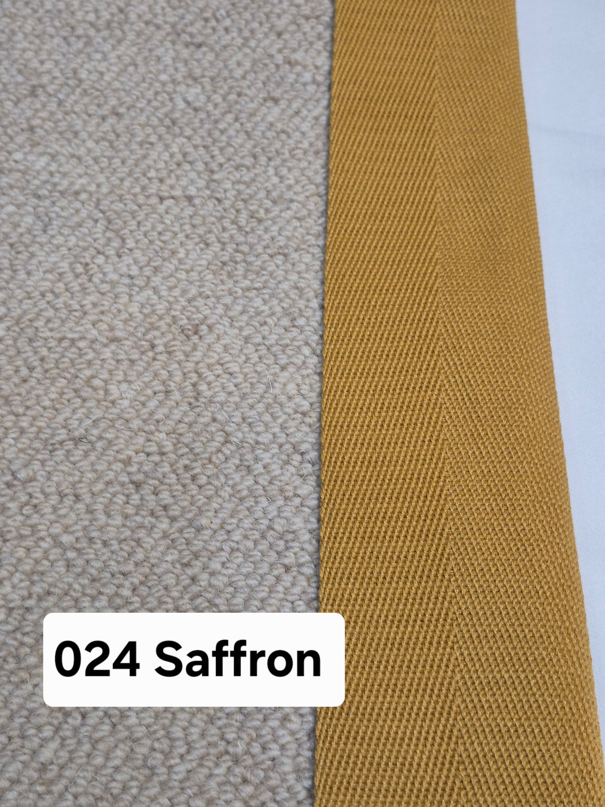 024 Saffron Tape - CJ Carpet Binding Stock Collection