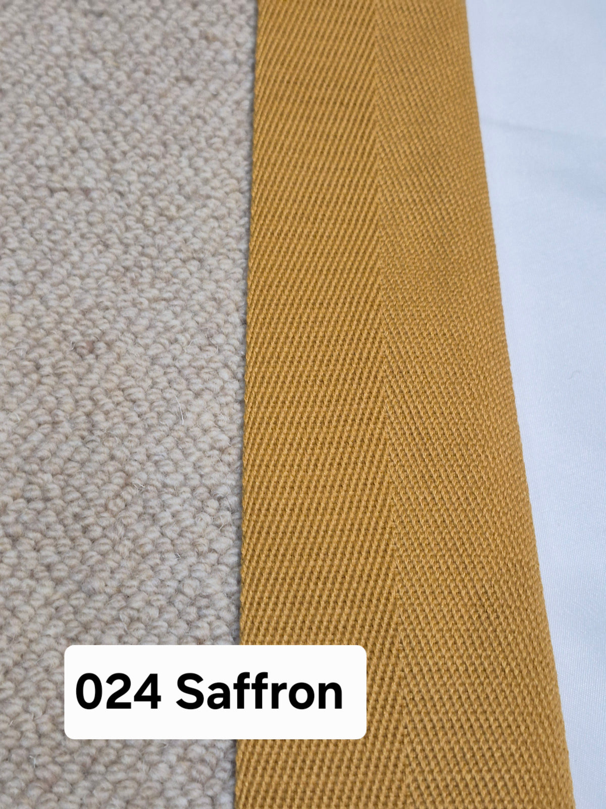 024 Saffron Tape - CJ Carpet Binding Stock Collection