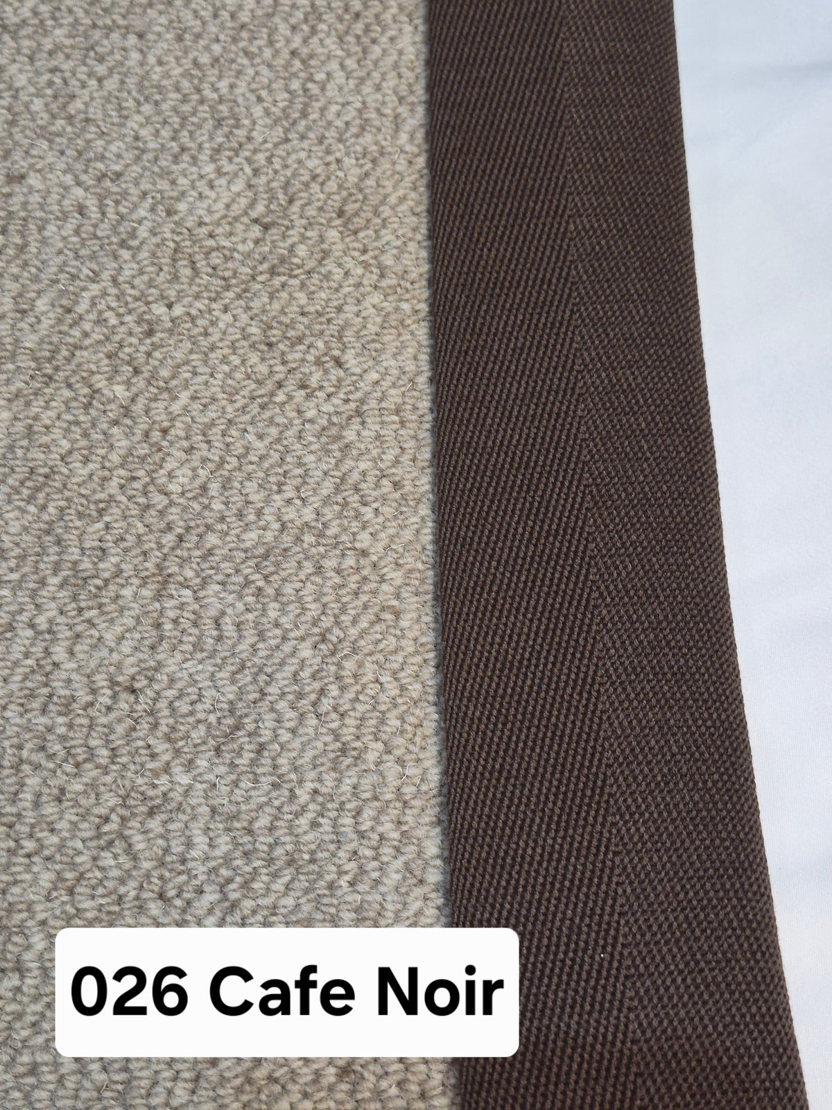 025 Cafe Noir Tape - CJ Carpet Binding Stock Collection