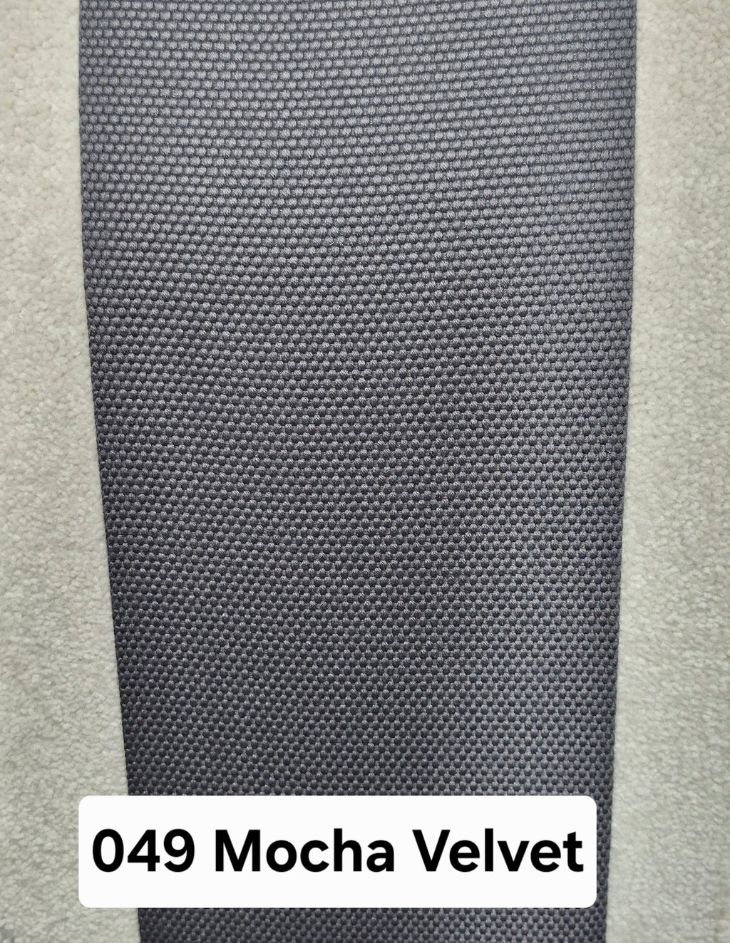 049 Mocha Velvet - CJ Carpet Binding Plain Stock Collection