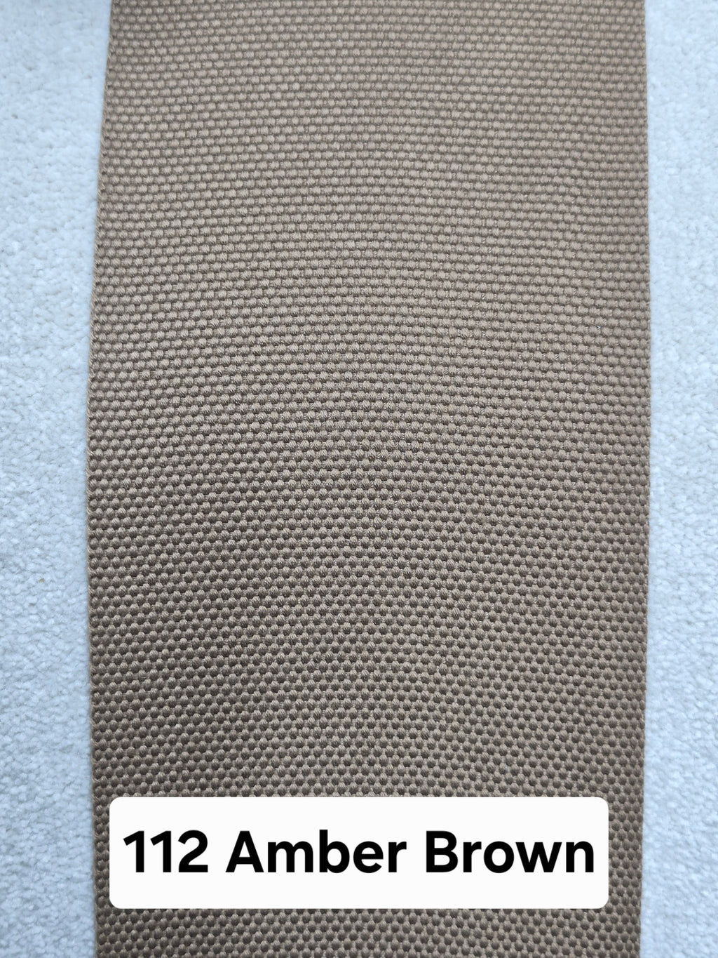 112 Amber Brown- CJ Carpet Binding Plain Stock Collection