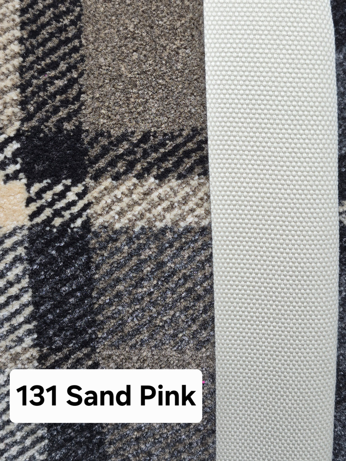 131 Sand Pink - CJ Carpet Binding Plain Stock Collection