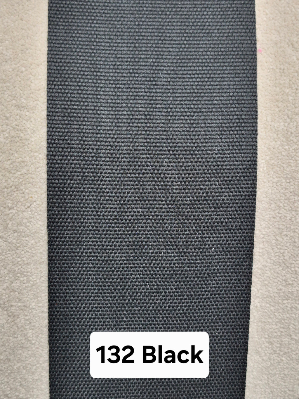 132 Black - CJ Carpet Binding Plain Stock Collection