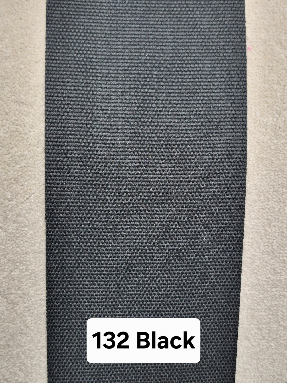132 Black - CJ Carpet Binding Plain Stock Collection