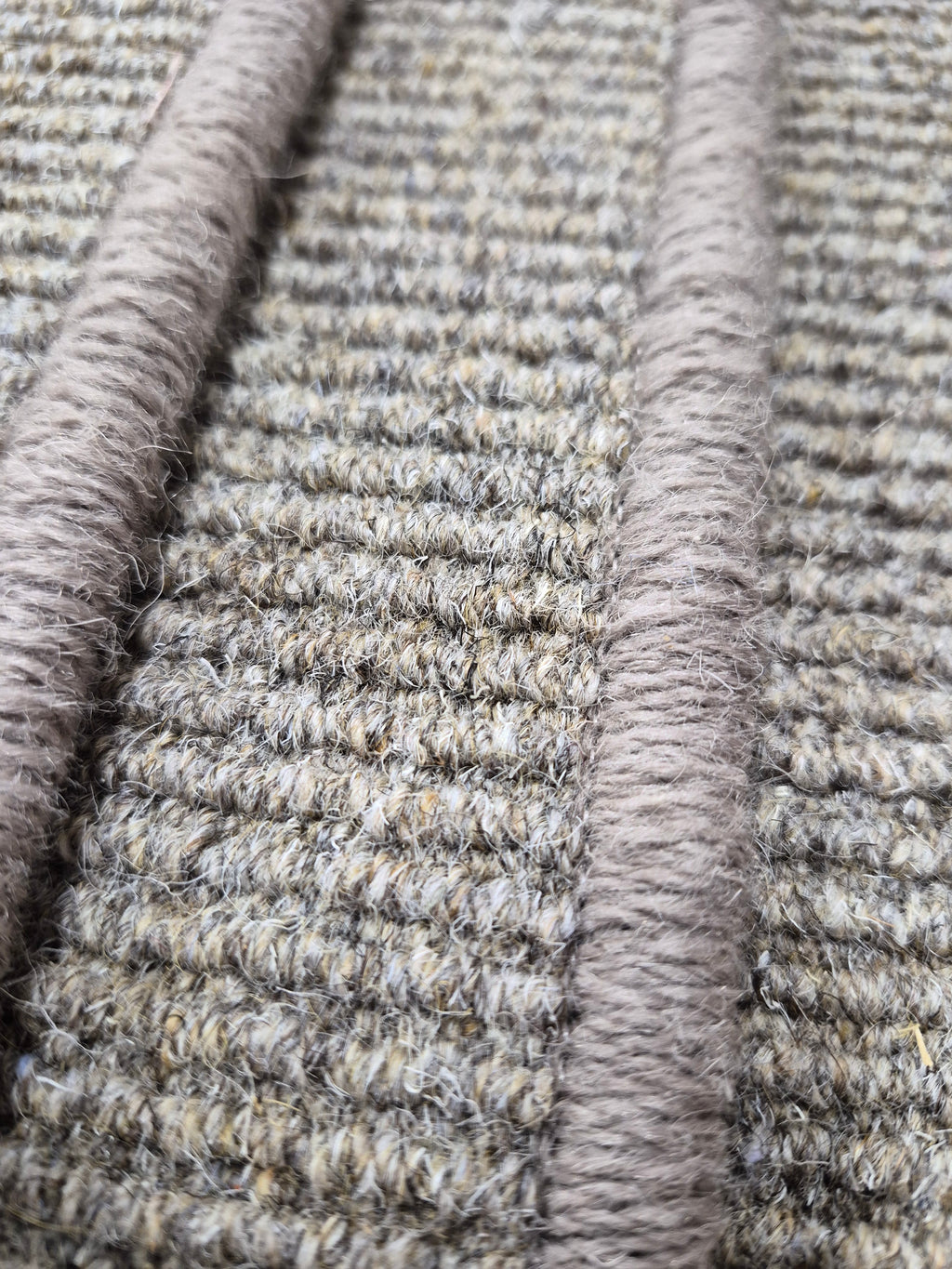 Two Tone Wool Stair Runners Set
