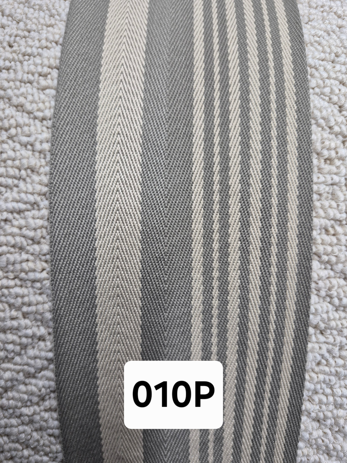 Premium Green/Beige Pattern Carpet Binding Tape 010P