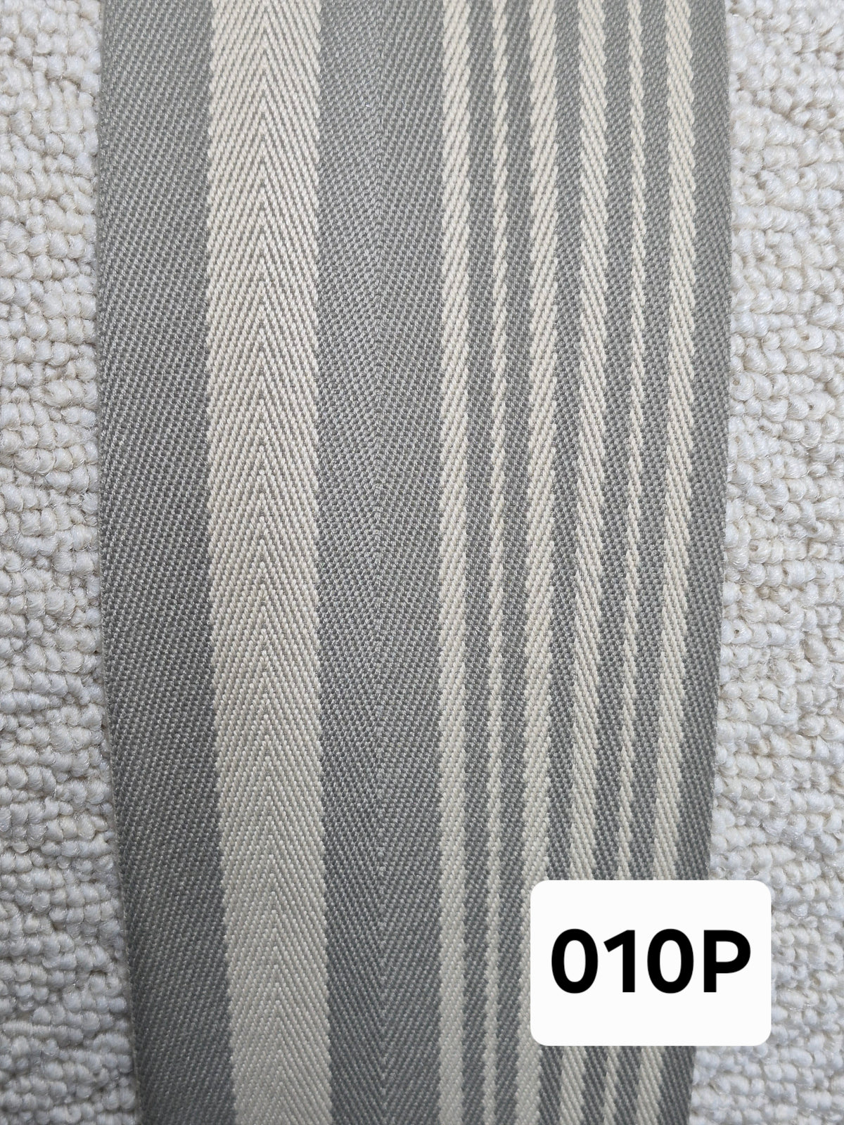 Premium Green/Beige Pattern Carpet Binding Tape 010P