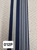 Premium Navy/Beige Pattern Carpet Binding Tape 012P