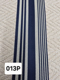 Premium Navy/Beige Pattern Carpet Binding Tape 013P
