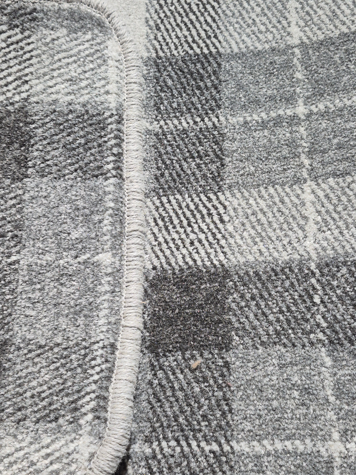 Grey Tartan Car Mats Set
