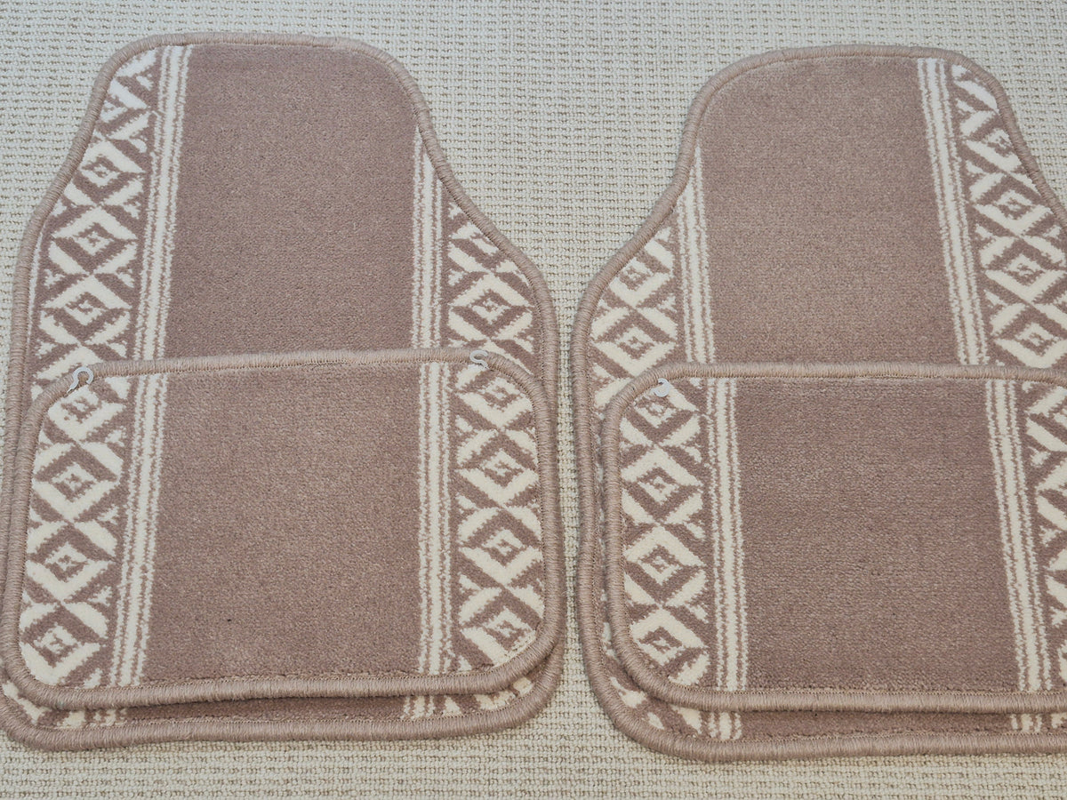 Pattern Design Universal Car Mats Set
