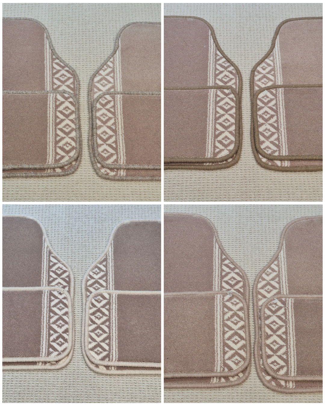 Pattern Design Universal Car Mats Set