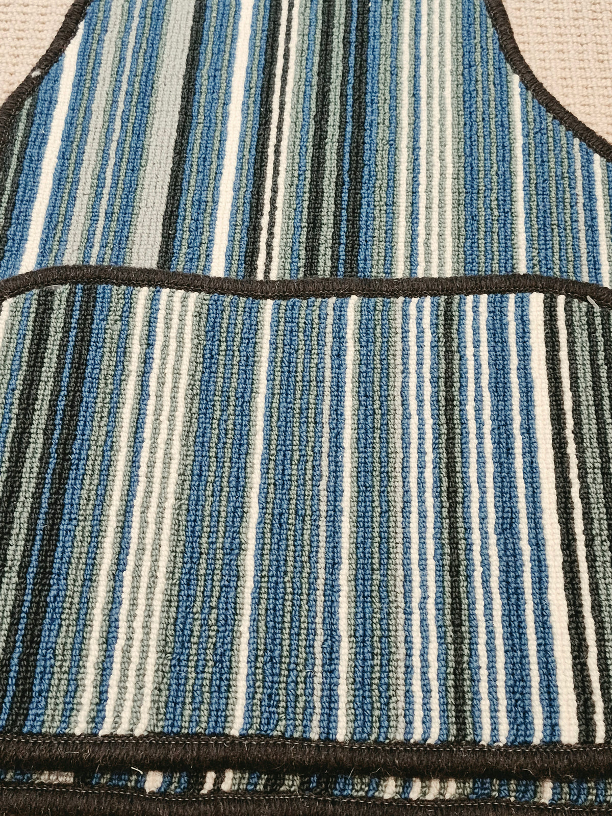 Striped Design Car Mats Set