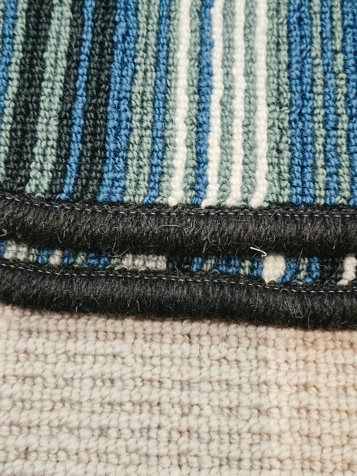 Striped Design Car Mats Set
