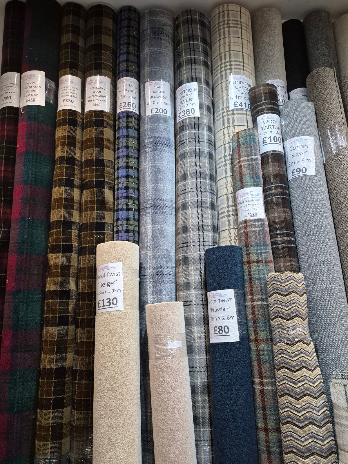 Carpet Rolls – Wide Range of Styles & Colours Available
