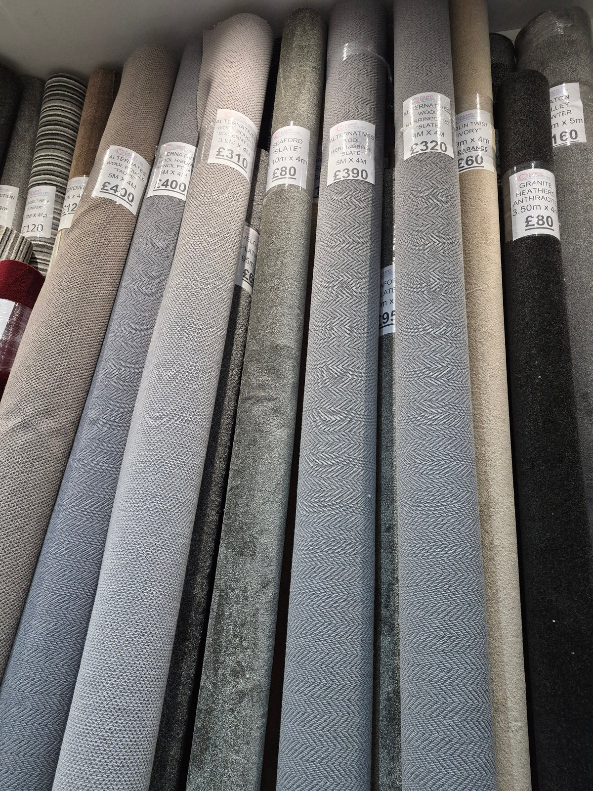 Carpet Rolls – Wide Range of Styles & Colours Available