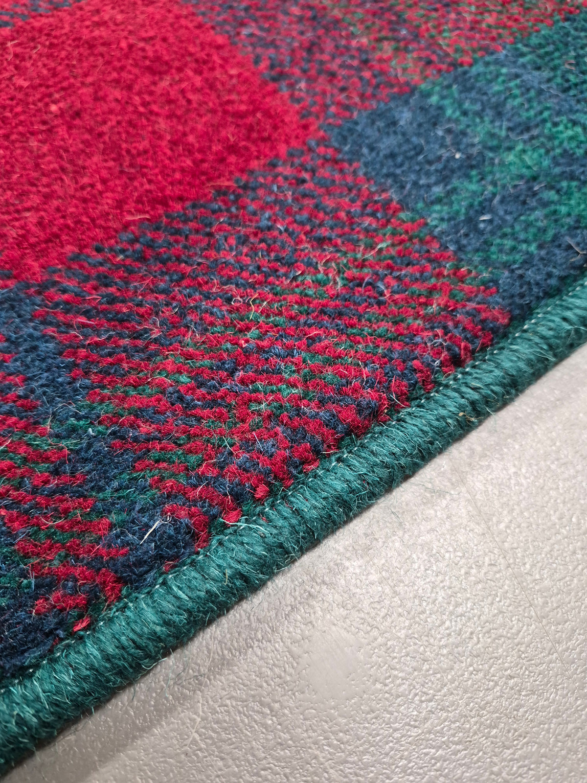 Red & Green Tartan Rug 1m x 1.45m