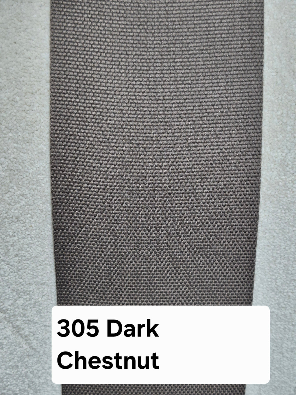305 Dark Chestnut - CJ Carpet Binding Plain Stock Collection