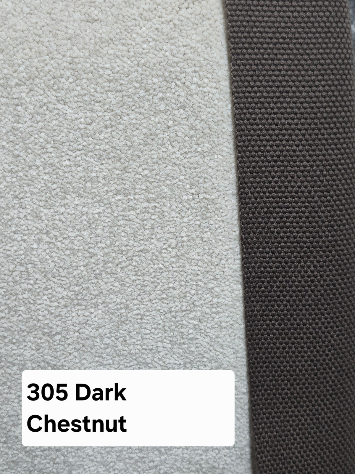 305 Dark Chestnut - CJ Carpet Binding Plain Stock Collection