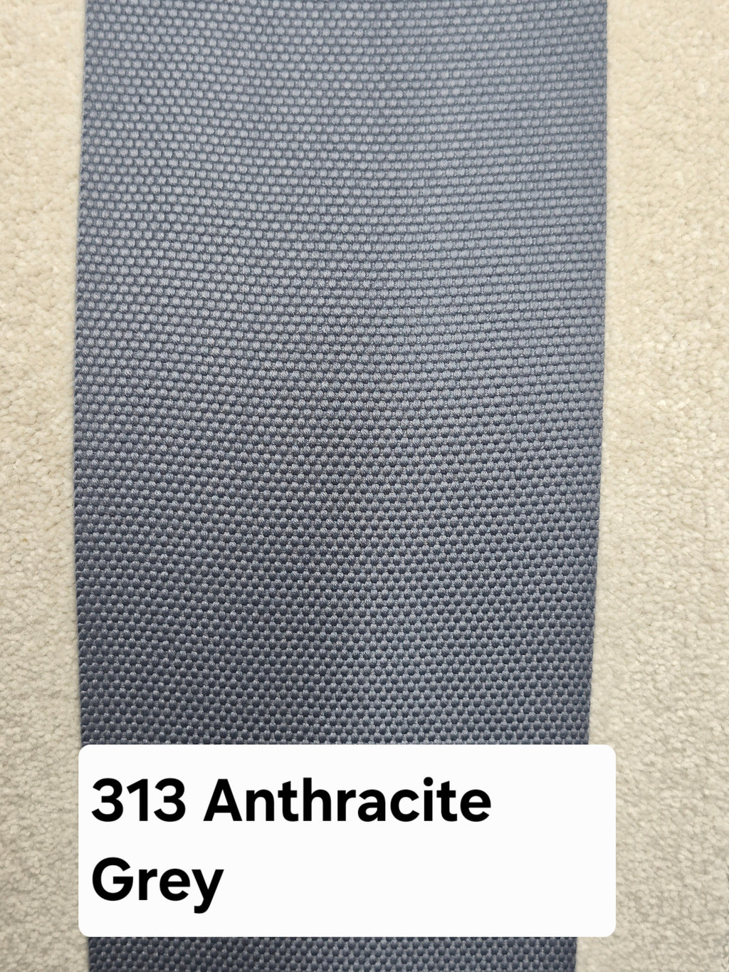 313 Anthracite Grey - CJ Carpet Binding Plain Stock Collection
