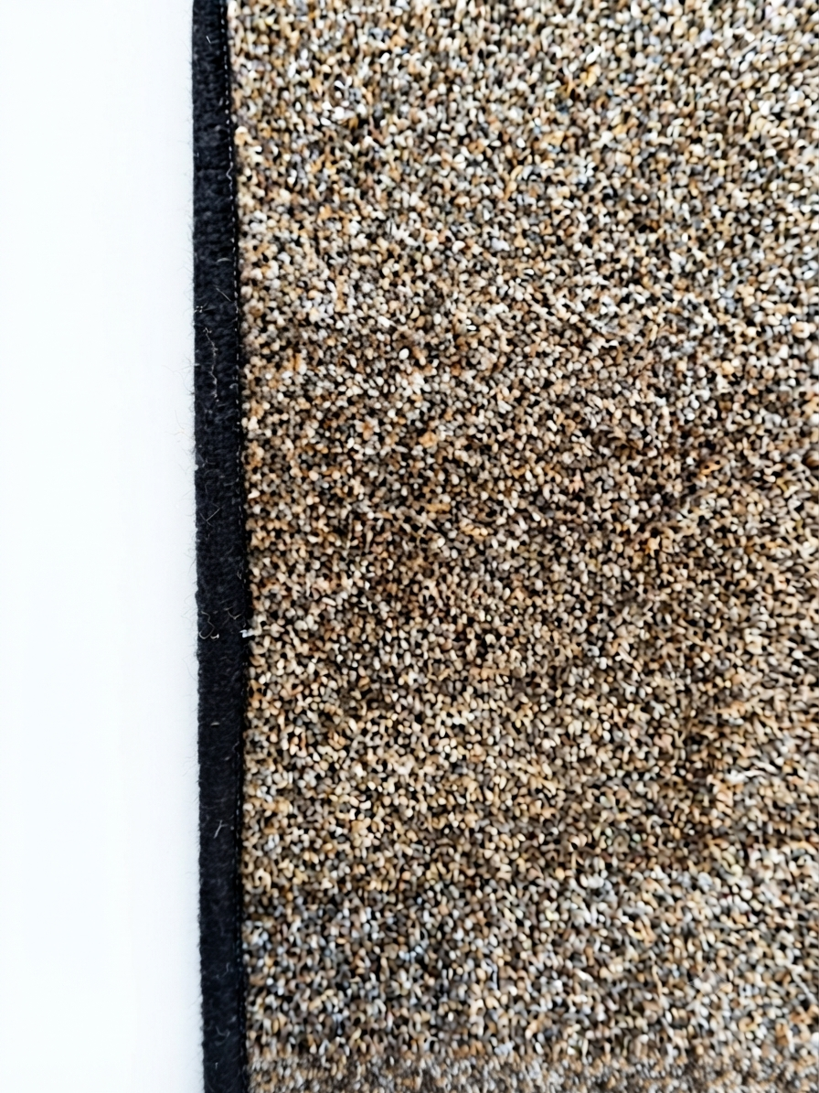3 Tones Brown Carpet Stair Runner – 59cm Wide – Black Overlocked – Set of 2