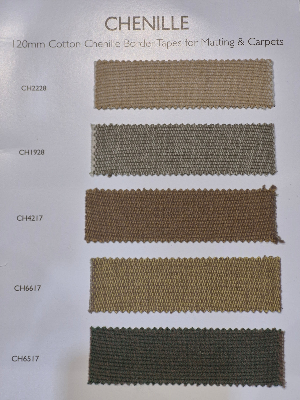 Chenille Tape
