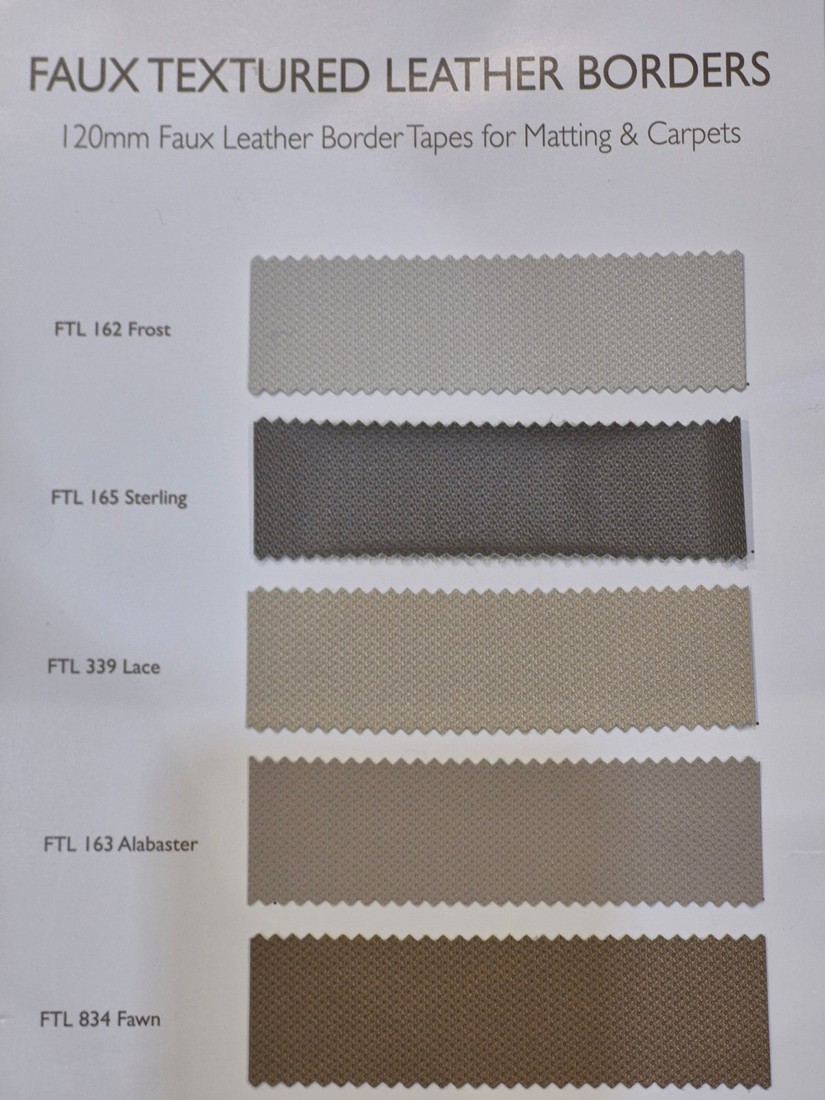 Faux Textured Leather Tape