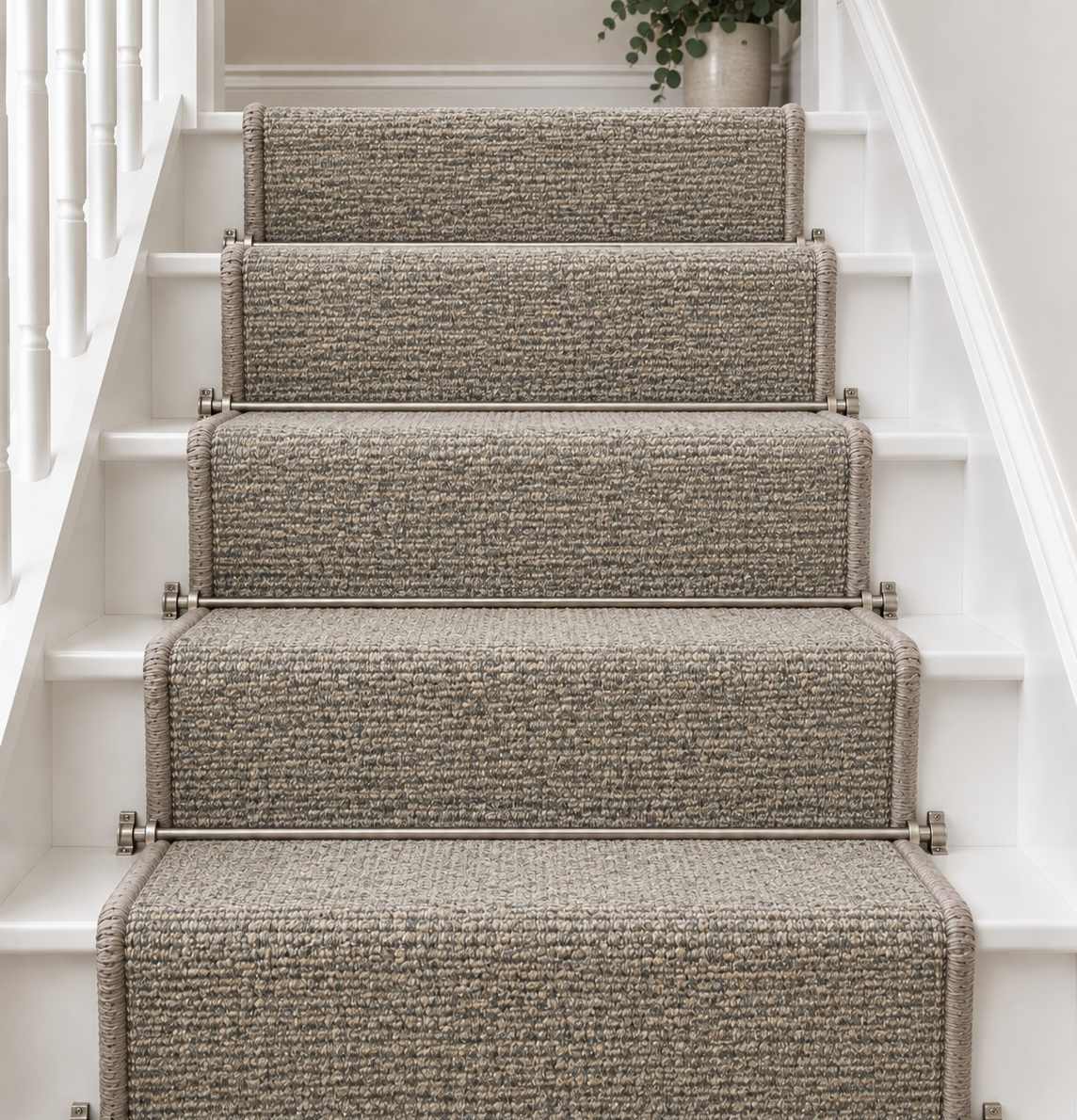 Two Tone Wool Stair Runners Set