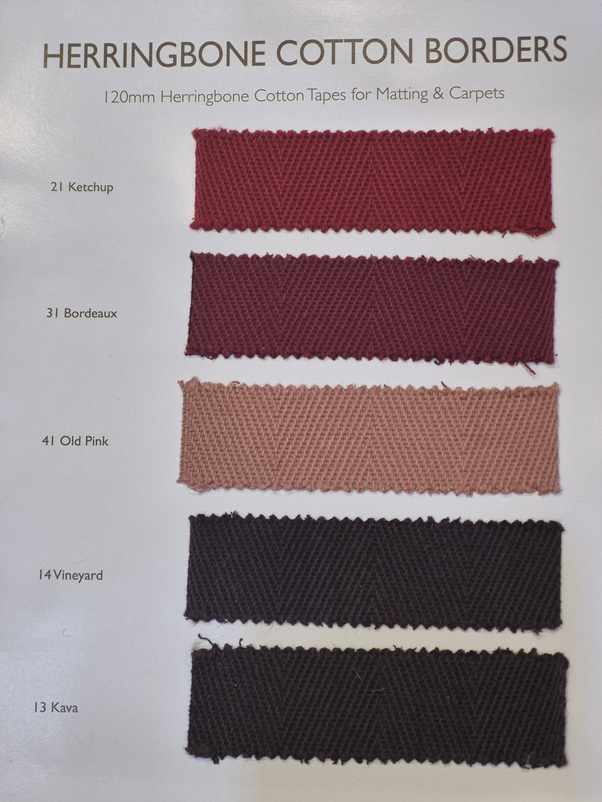 Herringbone Cotton Tape