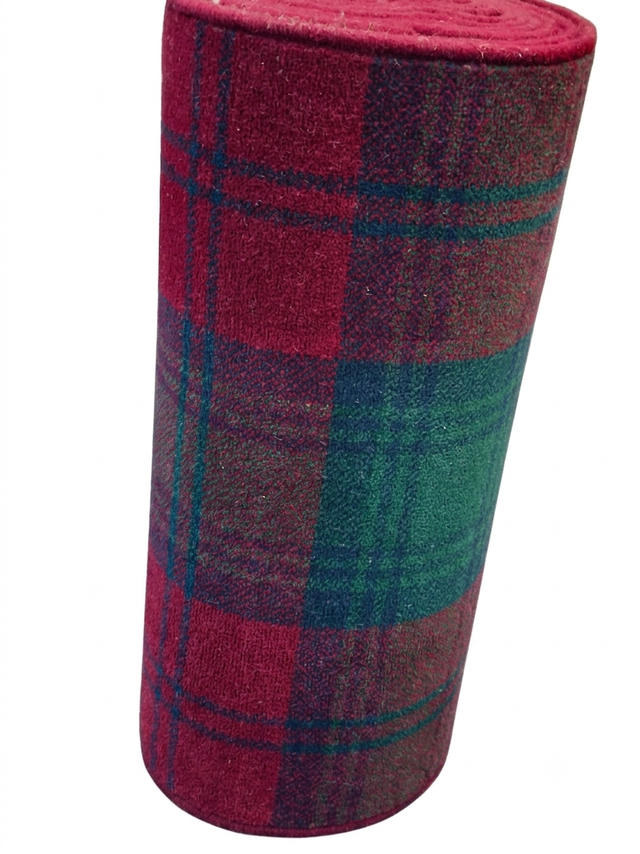 Hugh Mackay Wool Lindsay Tartan Stair Runner Set - 75cm x 18 stairs